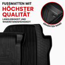 3D Auto-Fußmatten Set in Wannenform für Ihr Auto