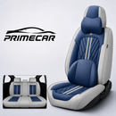 Premium Auto-Sitzbezüge – Weiß/Blau